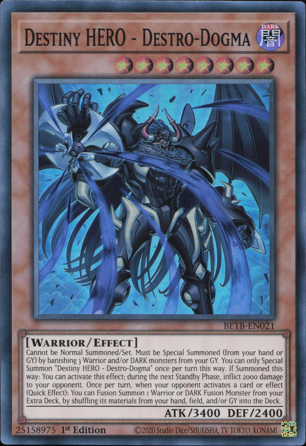 Destiny HERO - Destro-Dogma (V.1 - Super Rare)