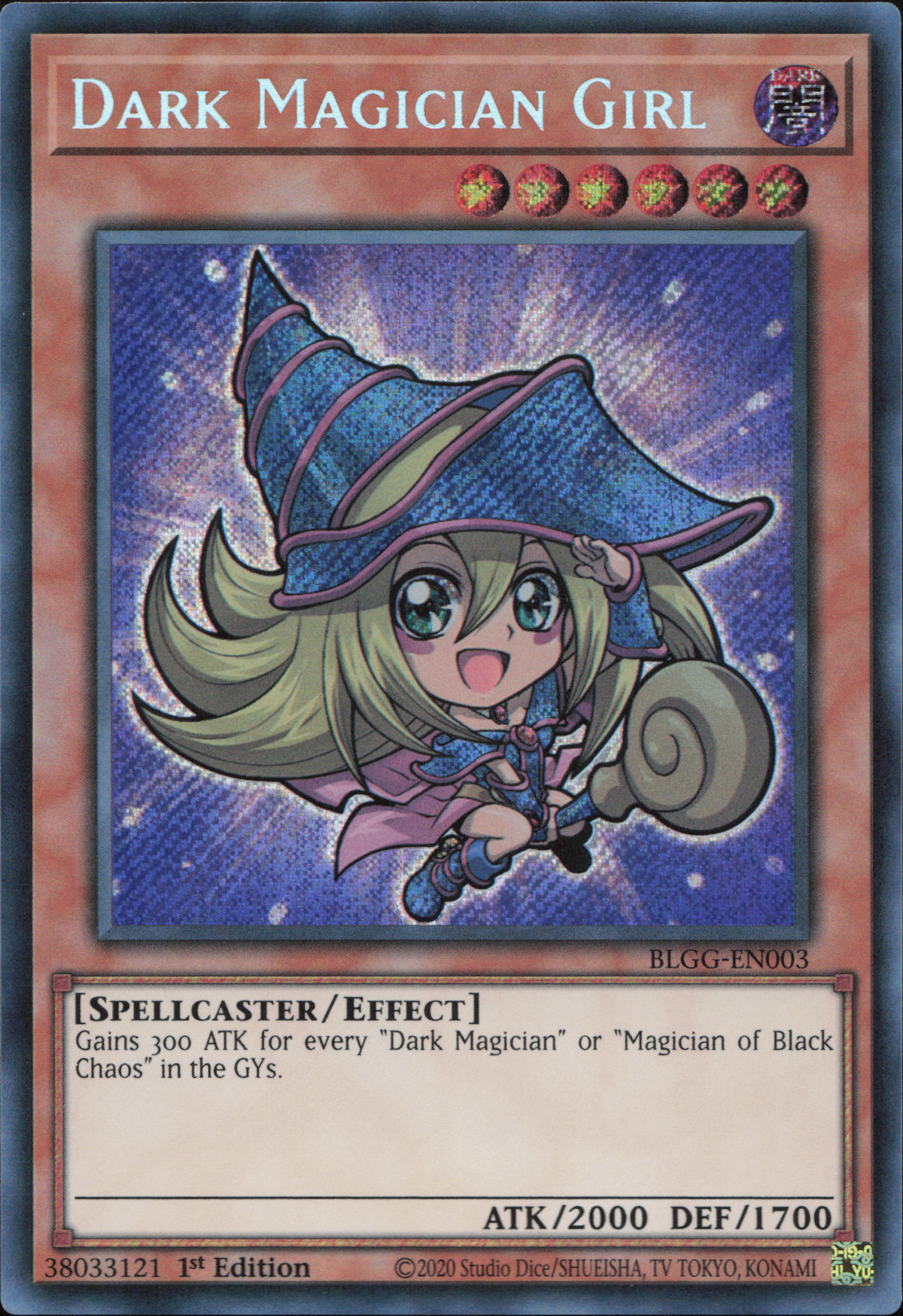 Dark Magician Girl (V.1 - Secret Rare)