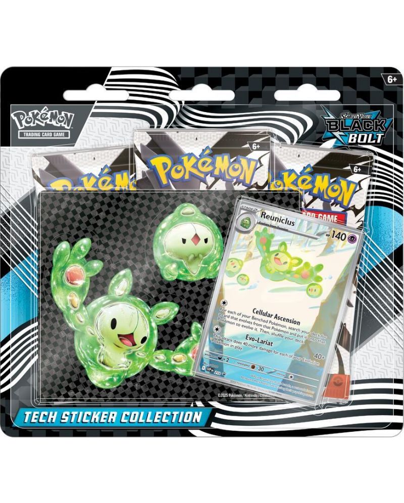 Pokemon TCG: Scarlet & Violet 10.5 Black Bolt Tech Sticker Collection