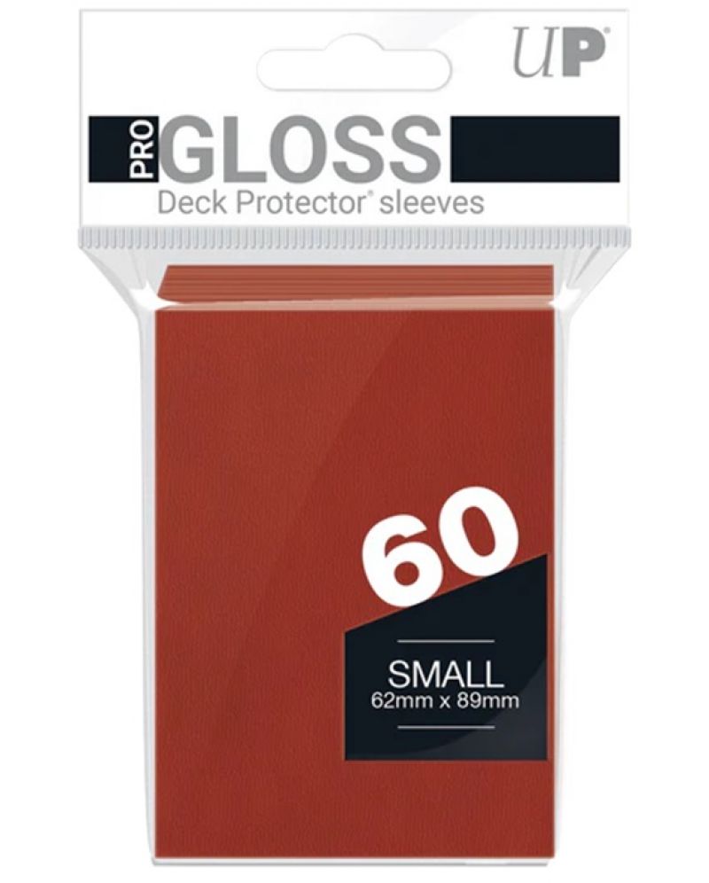 Ultra Pro - PRO-Gloss Small Size, Red (60 ct.)