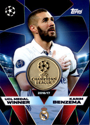 Karim Benzema UCL Medal Winner Match Attax