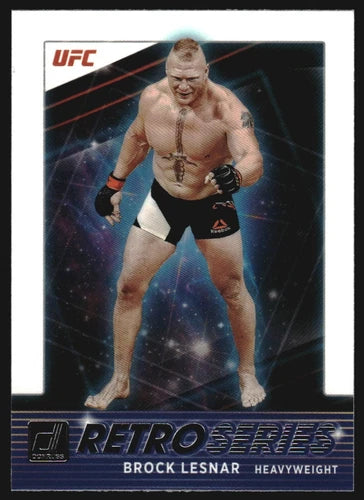 2022 Donruss UFC Retro Series Insert #7 Brock Lesnar