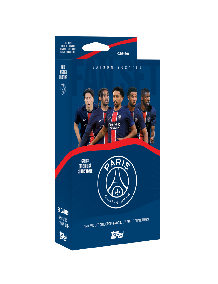 2024/25 Topps Paris Saint-Germain Soccer Fan Set