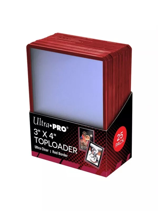 Ultra Pro Toploader Red Border (25 pcs)
