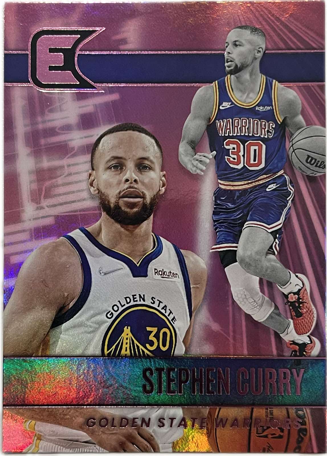 STEPHEN CURRY 2021-22 PANINI CHRONICLES PINK ESSENTIALS #305