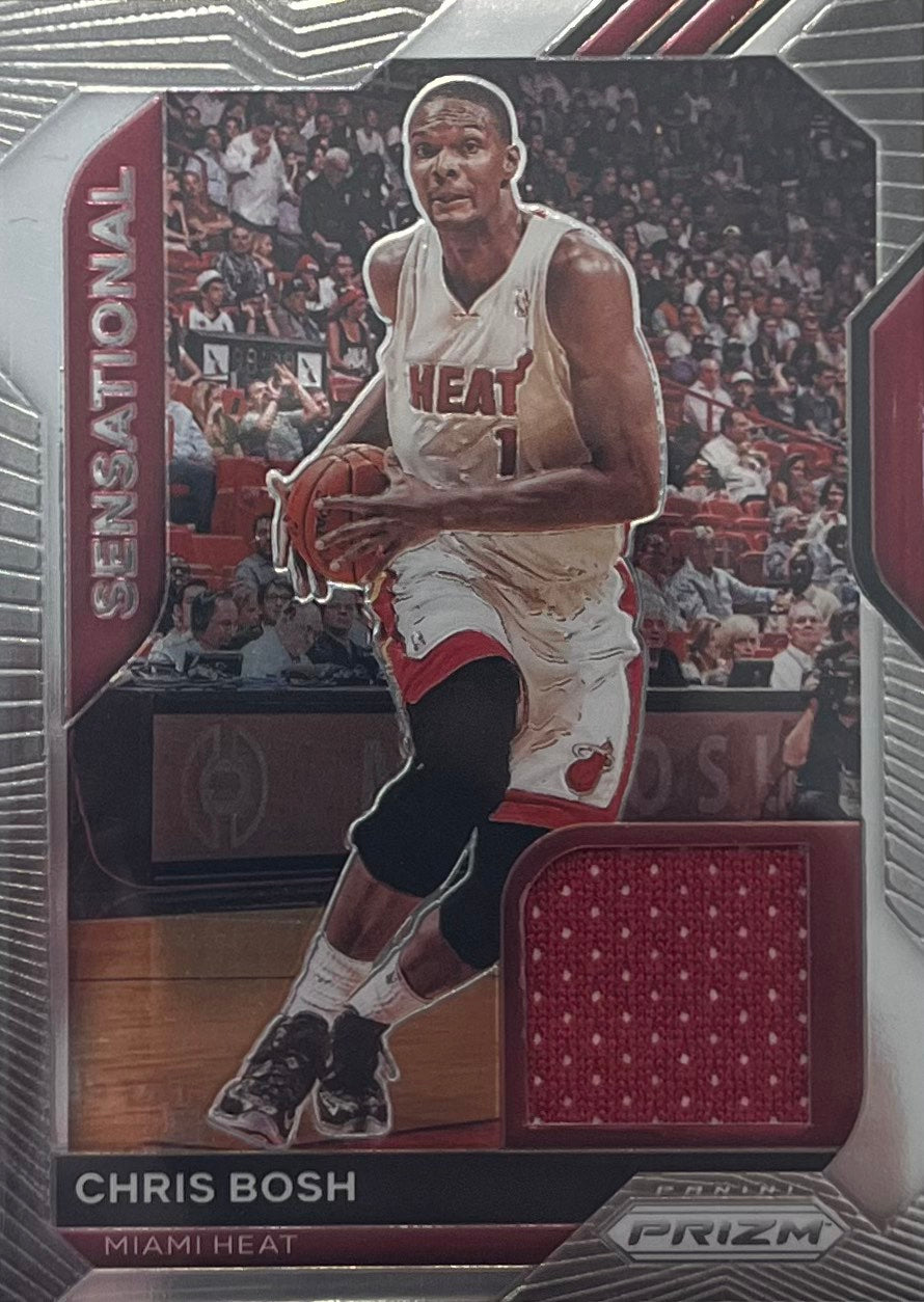 Chris Bosh 2020-21 Panini Prizm #SSW-CBS Sensational JERSEY PATCH