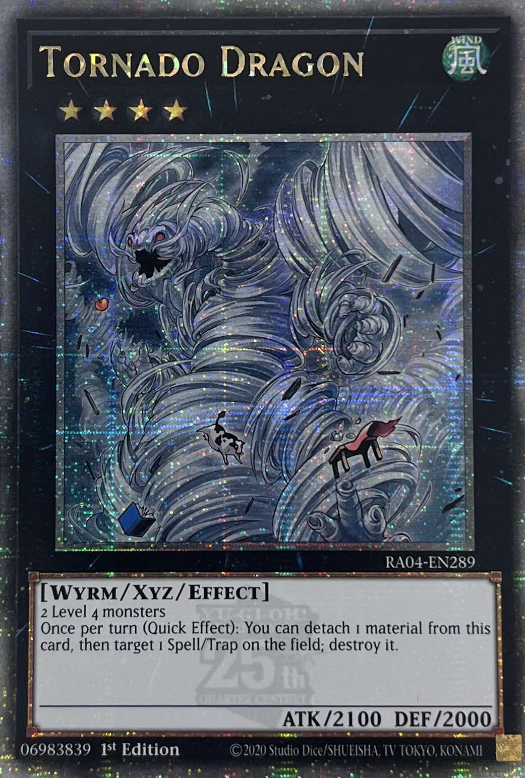 Tornado Dragon (V.2 - Quarter Century Secret Rare)