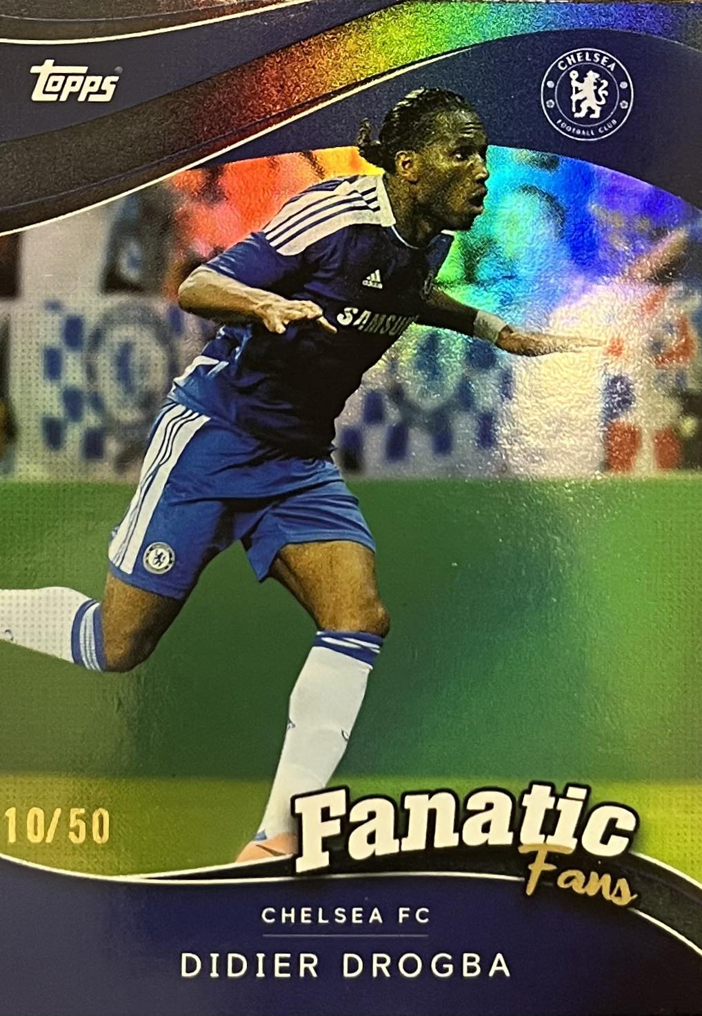 Didier Drogba Fanatic Fans Numbered /50 Chelsea Team Set