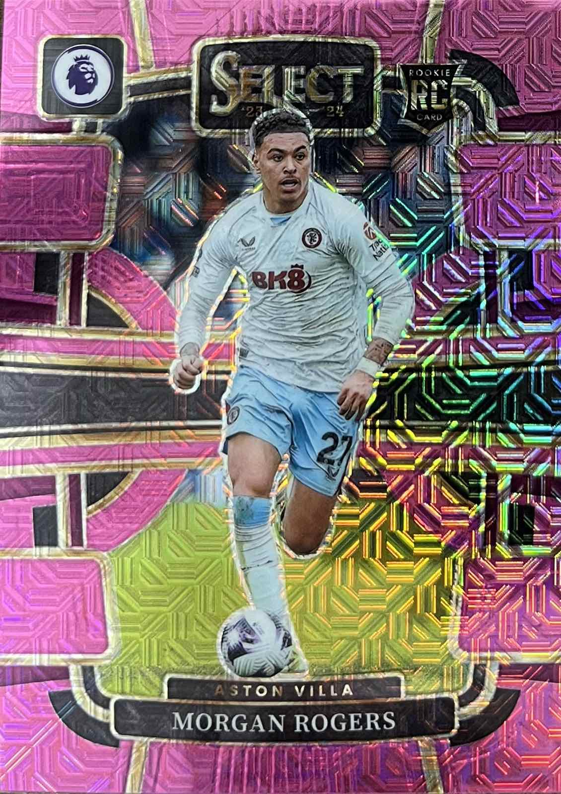 Morgan Rogers Pink Mojo Numbered /325 Select Terrace Level Rookie Card