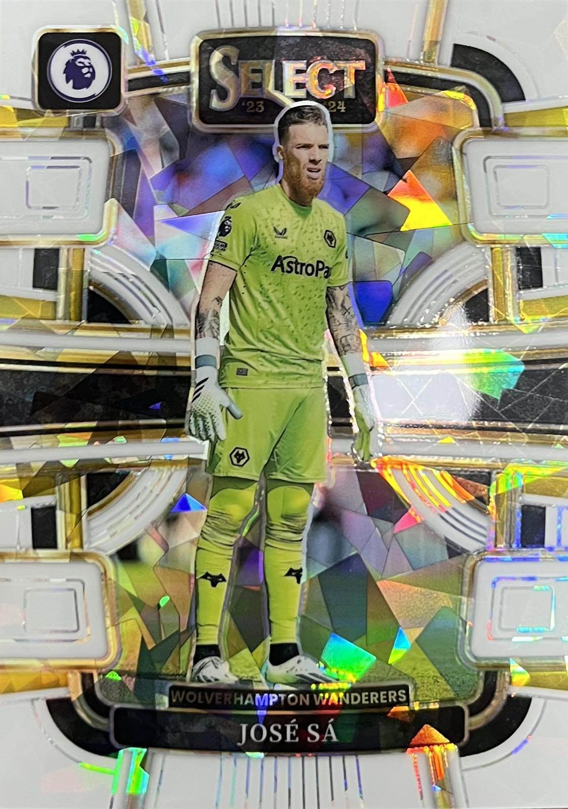 Jose Sa White Ice Prizm Numbered /85 Select EPL