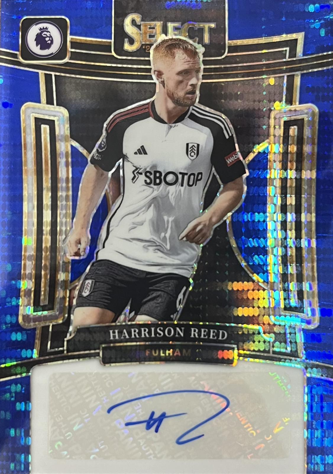 Harrison Reed Autograph Blue Pulsar Select EPL