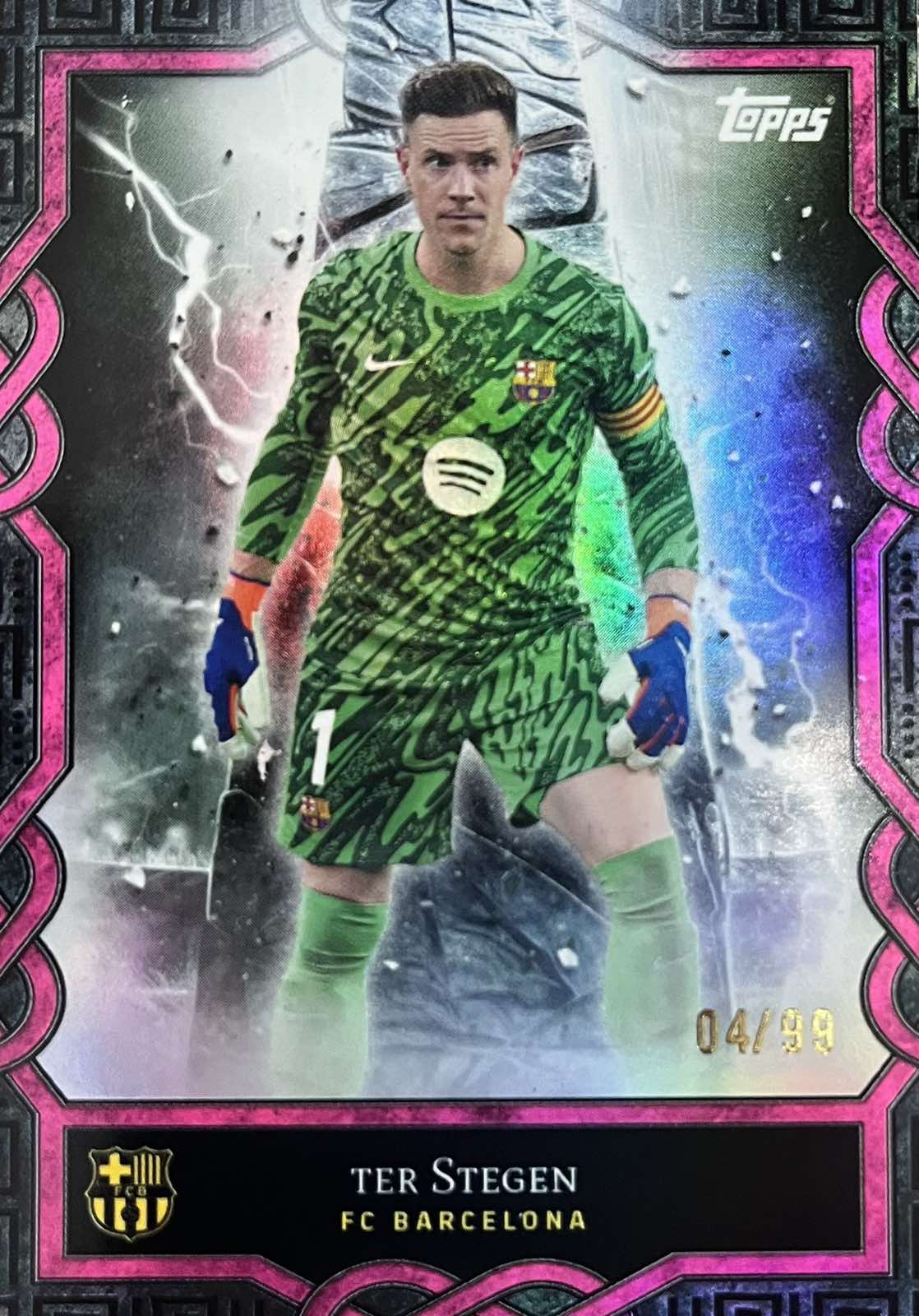 Marc-André ter Stegen Numbered /99 Topps Fan Set Barcelona