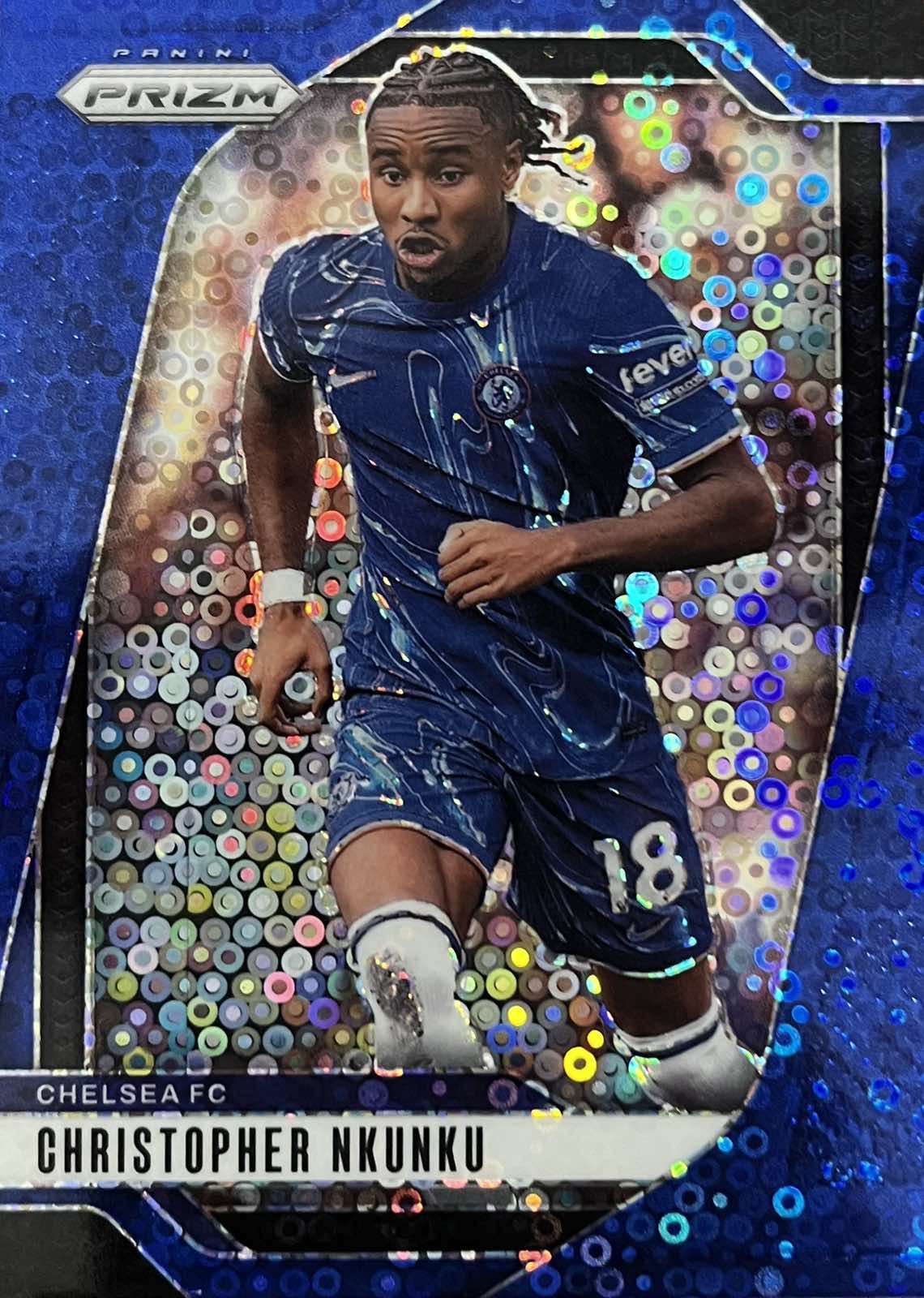 Christopher Nkuku Blue Disco Numbered /99 Prizm EPL Breakaway