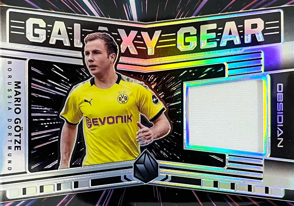 Mario Gotze Player-Worn Patch Numbered /125 Obsidian Galaxy Gear
