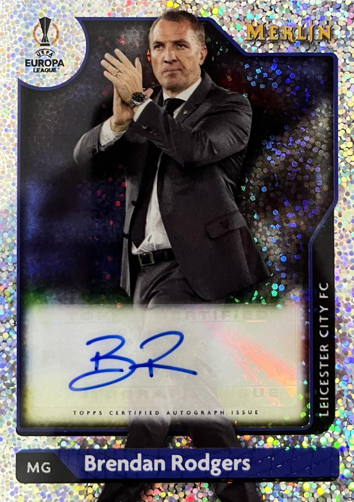 Brendan Rodgers Autograph Numbered /150 Merlin