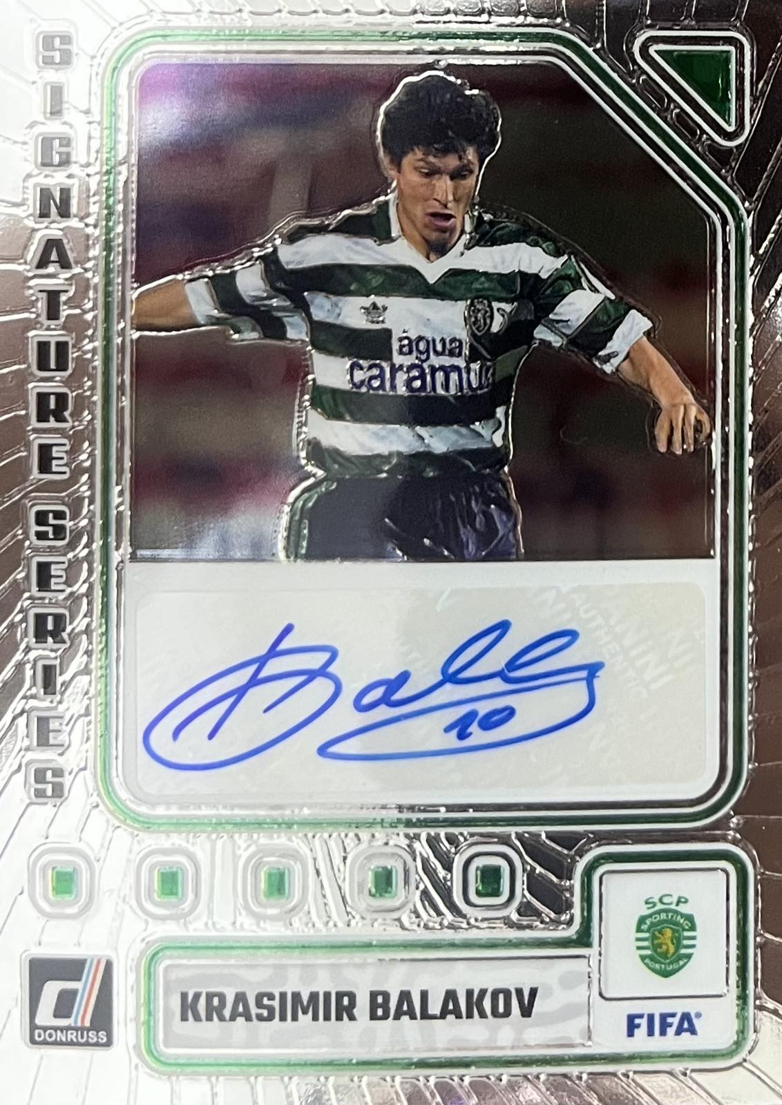 Krasimir Balakov Autograph Panini Donruss Signature Series