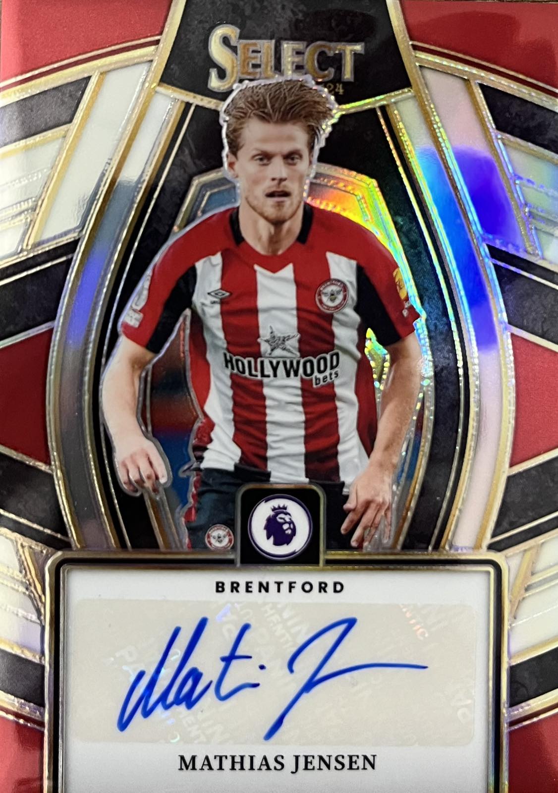 Mathias Jensen Autograph Select EPL 2023-24