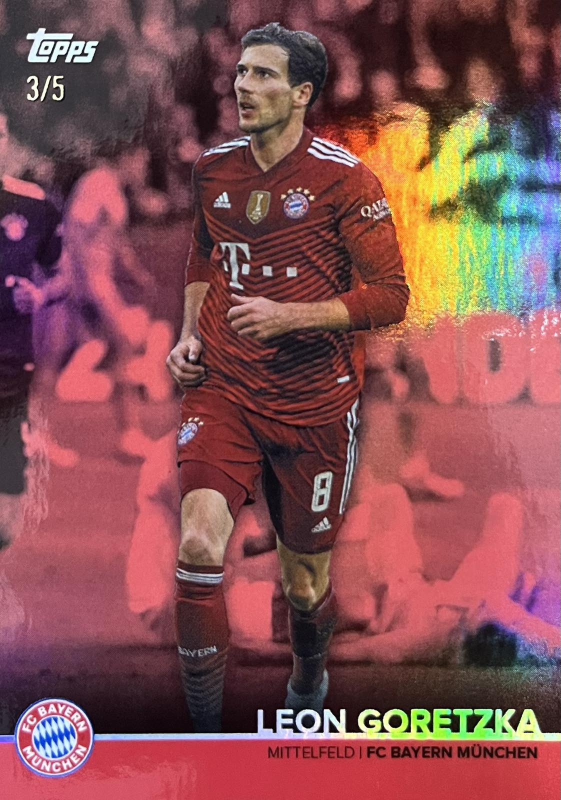 Leon Goretzka Numbered /5 Bayern Munchen Team Set