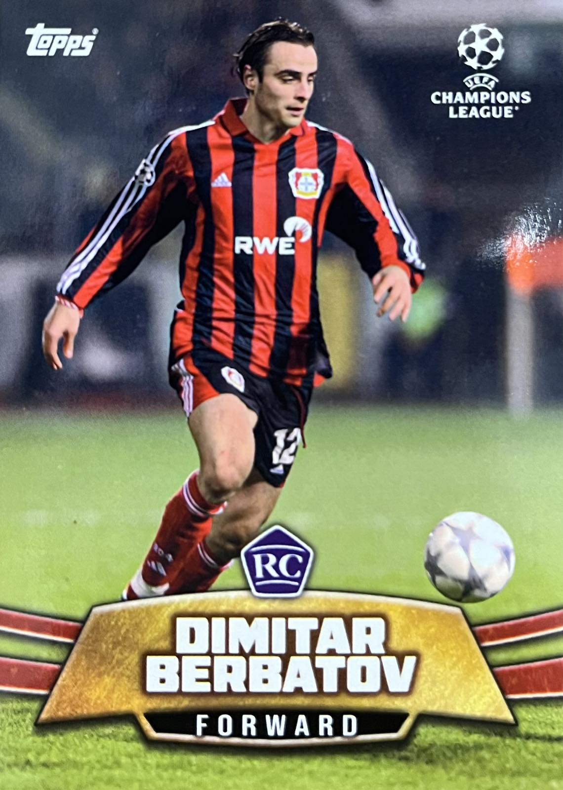 Dimitar Berbatov Lost Rookie Card Topps