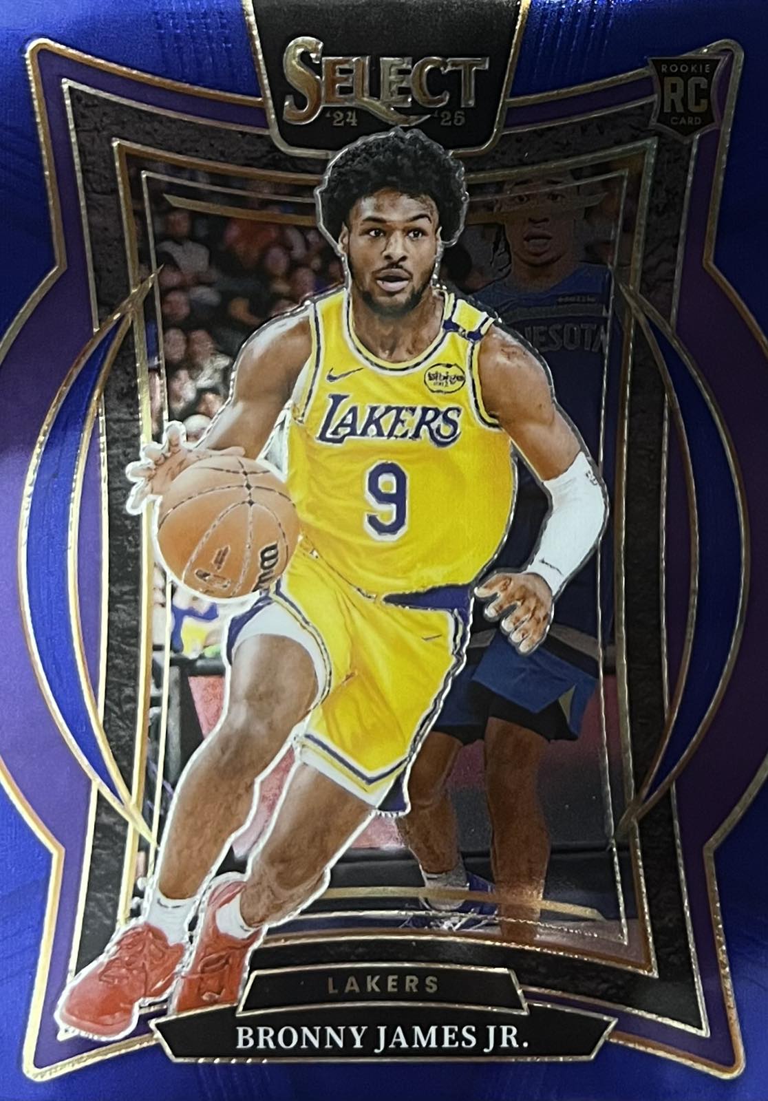 Bronny James Jr. Select Rookie Card Blue
