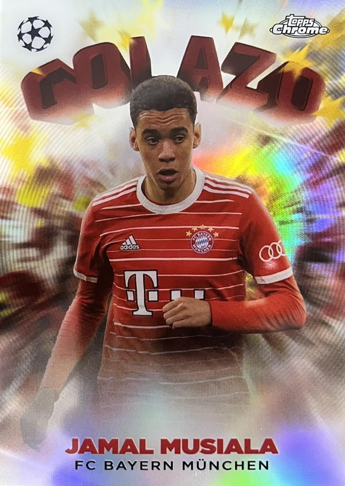 Jamal Musiala Golazo Topps Chrome