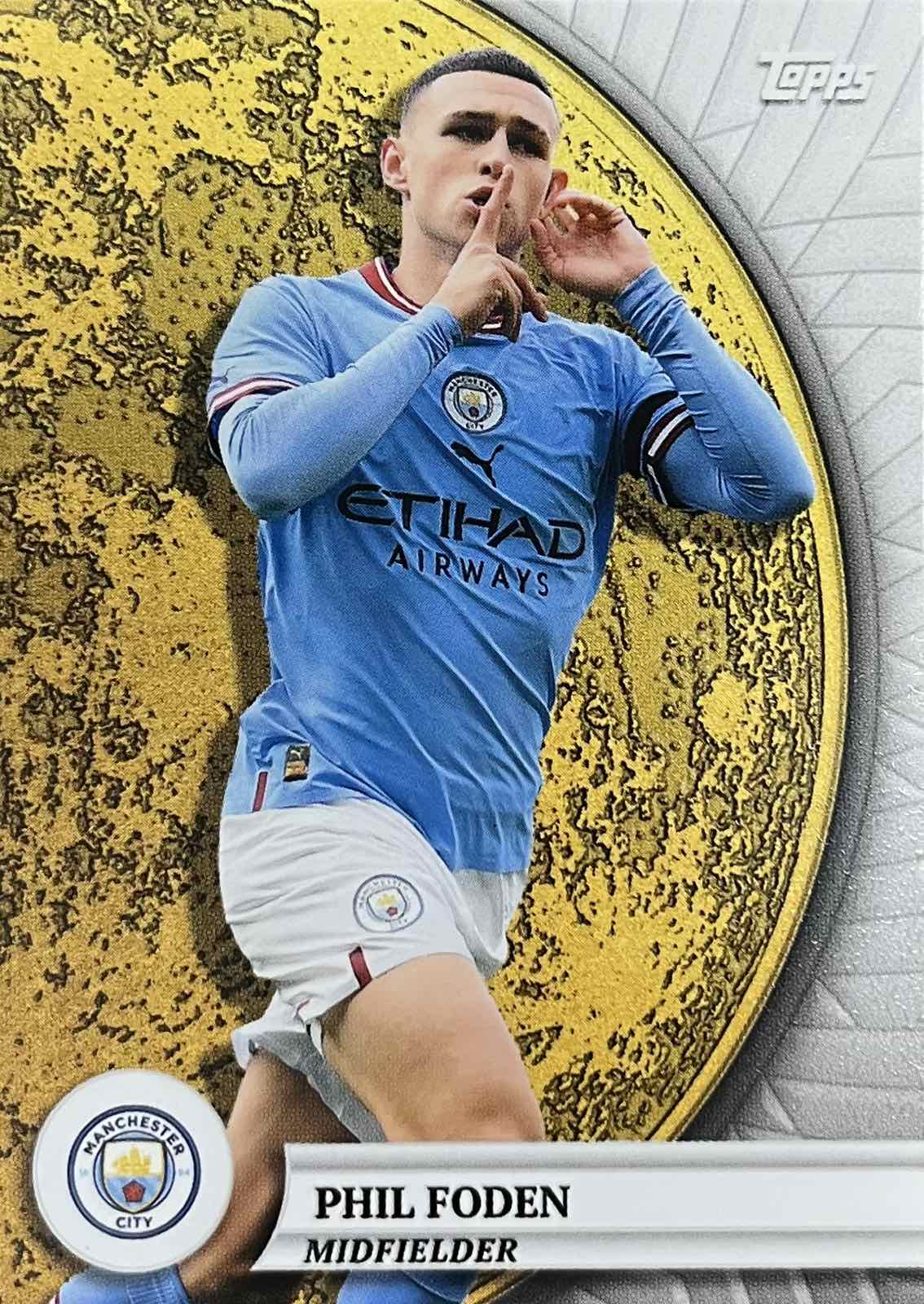 Phil Foden Gold Moon Blue Moon