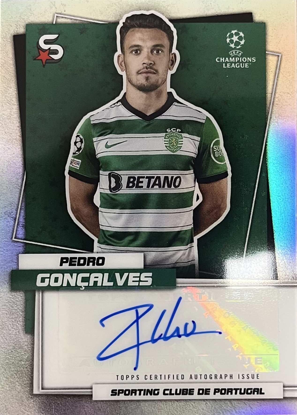 Pedro Goncalves Autograph Topps Superstars