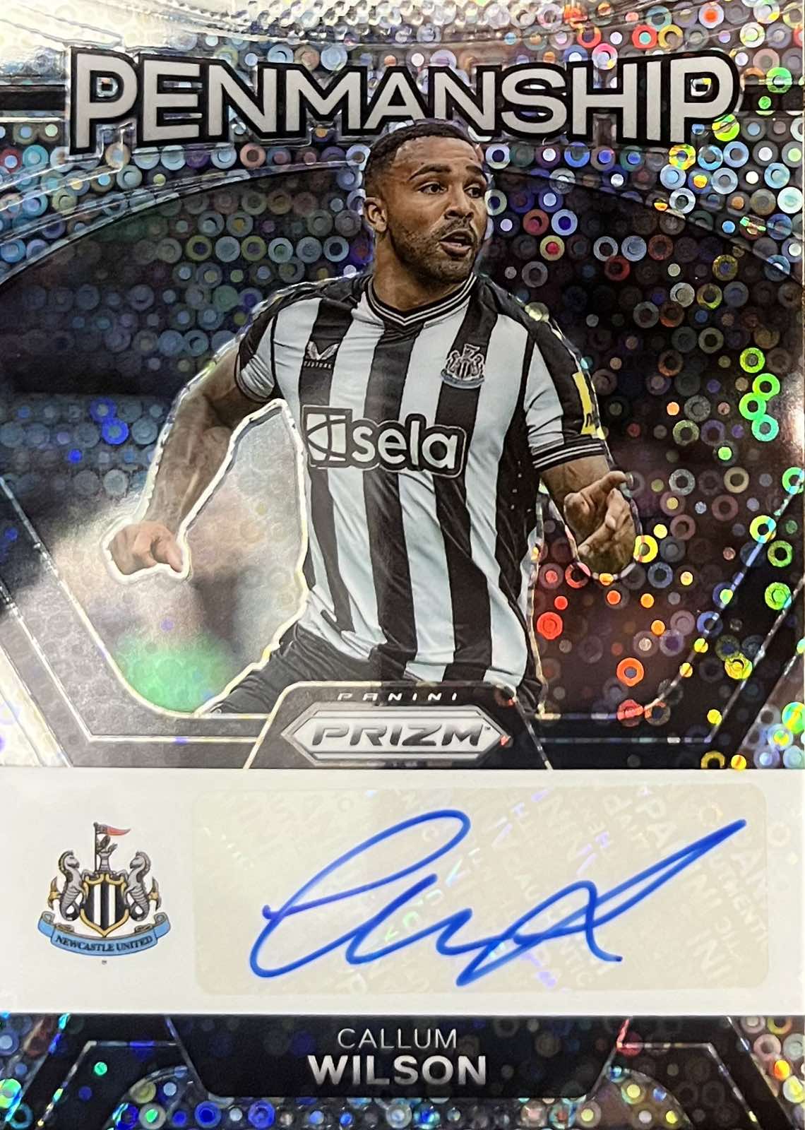 Callum Wilson Autograph Penmanship Prizm Breakaway