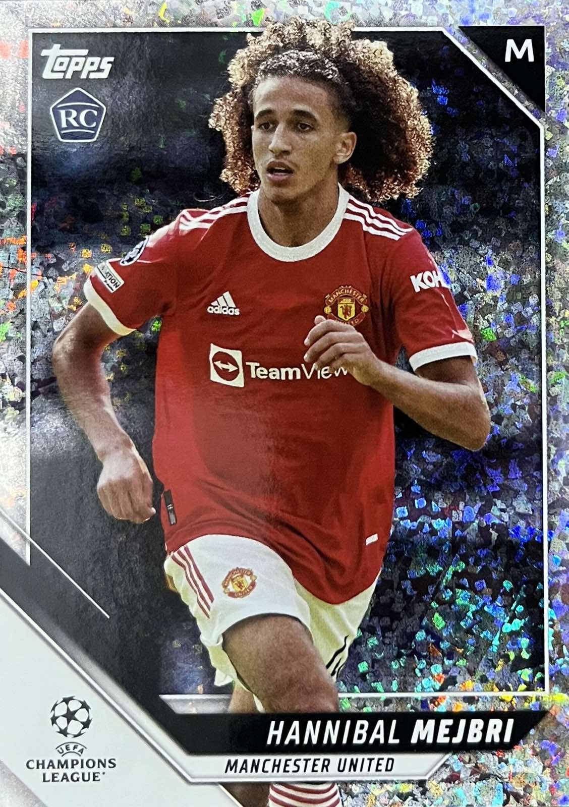 Hannibal Mejbri Rookie Sparcle Parallel Topps