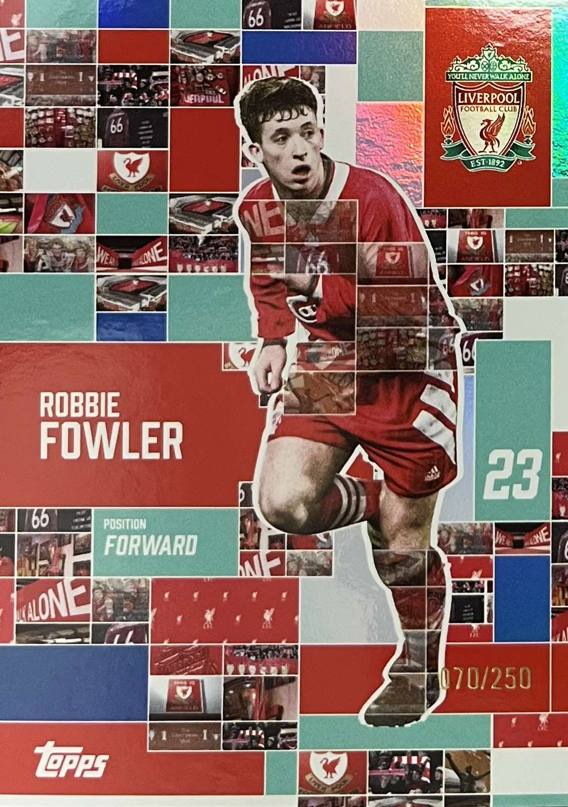 Robbie Fowler Numbered /250 Liverpool Team Set