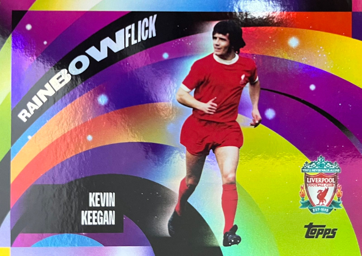 Kevin Keegan Rainbow Flick Case Hit Liverpool Team Set 2024-25