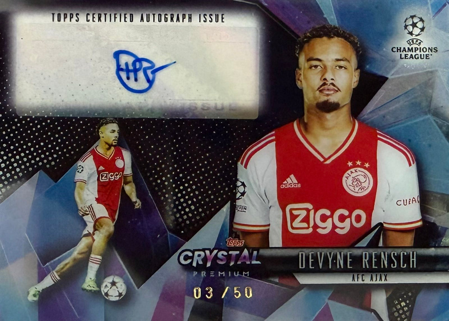Devyne Rensch Autograph Numbered /50 Topps Crystal Premium