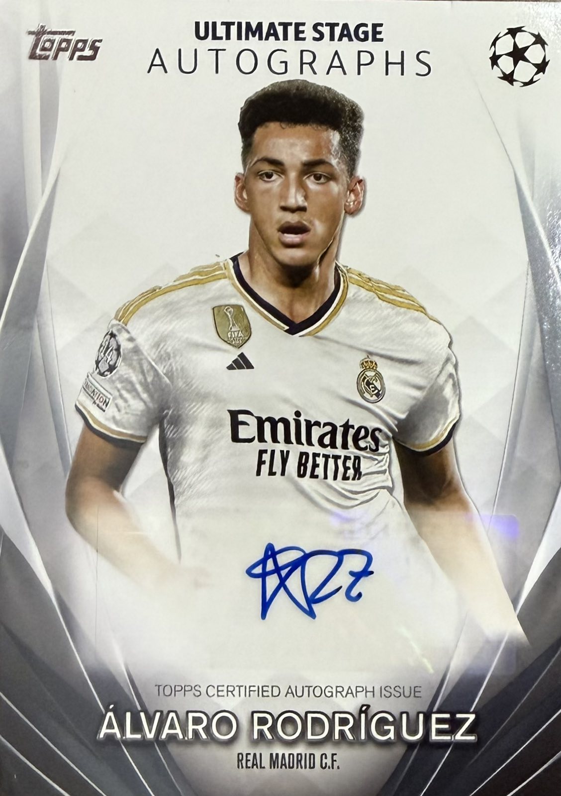 Alvaro Rodriguez Autograph Topps UCC