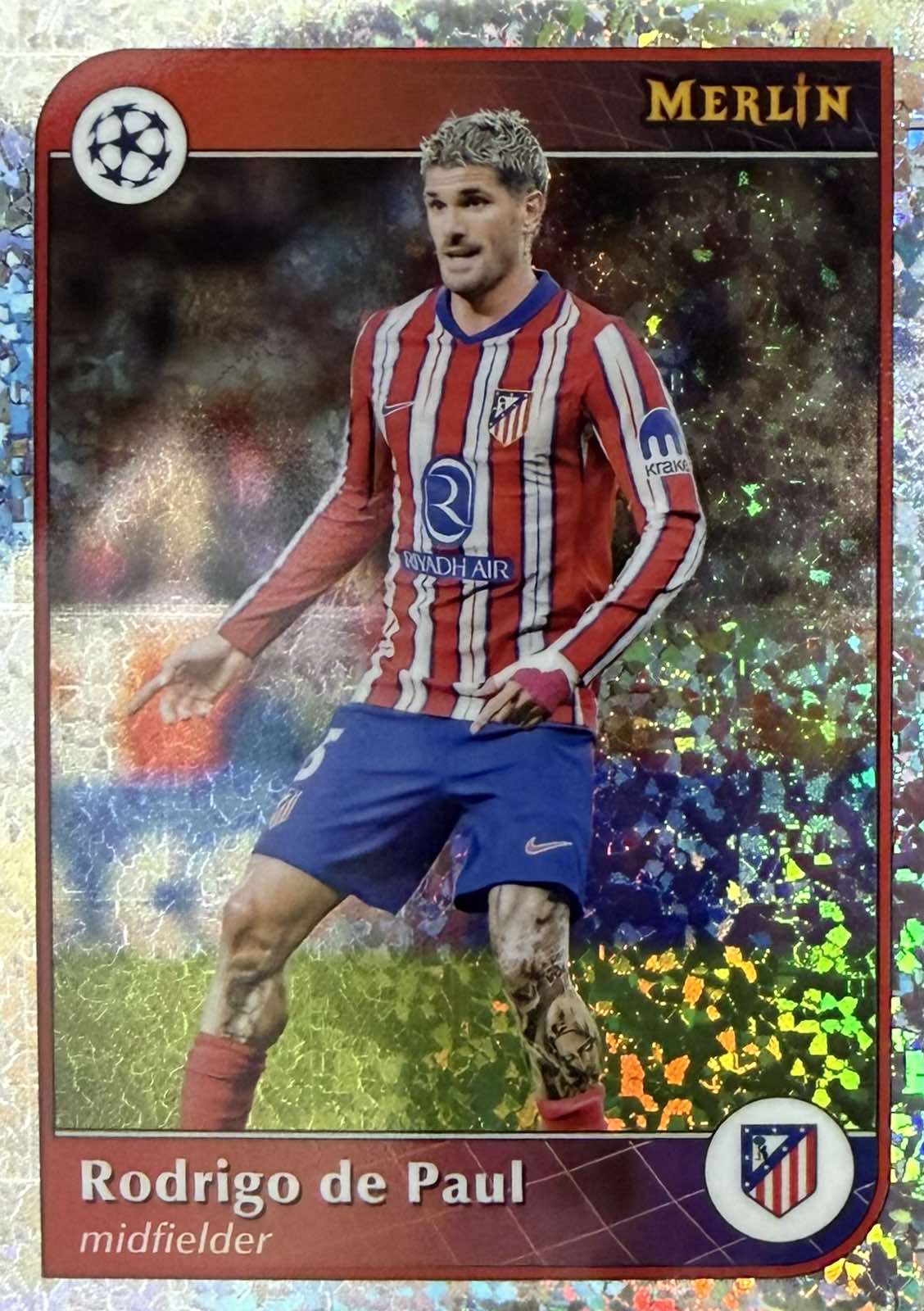 Rodrygo de Paul Mini Diamond Topps Merlin