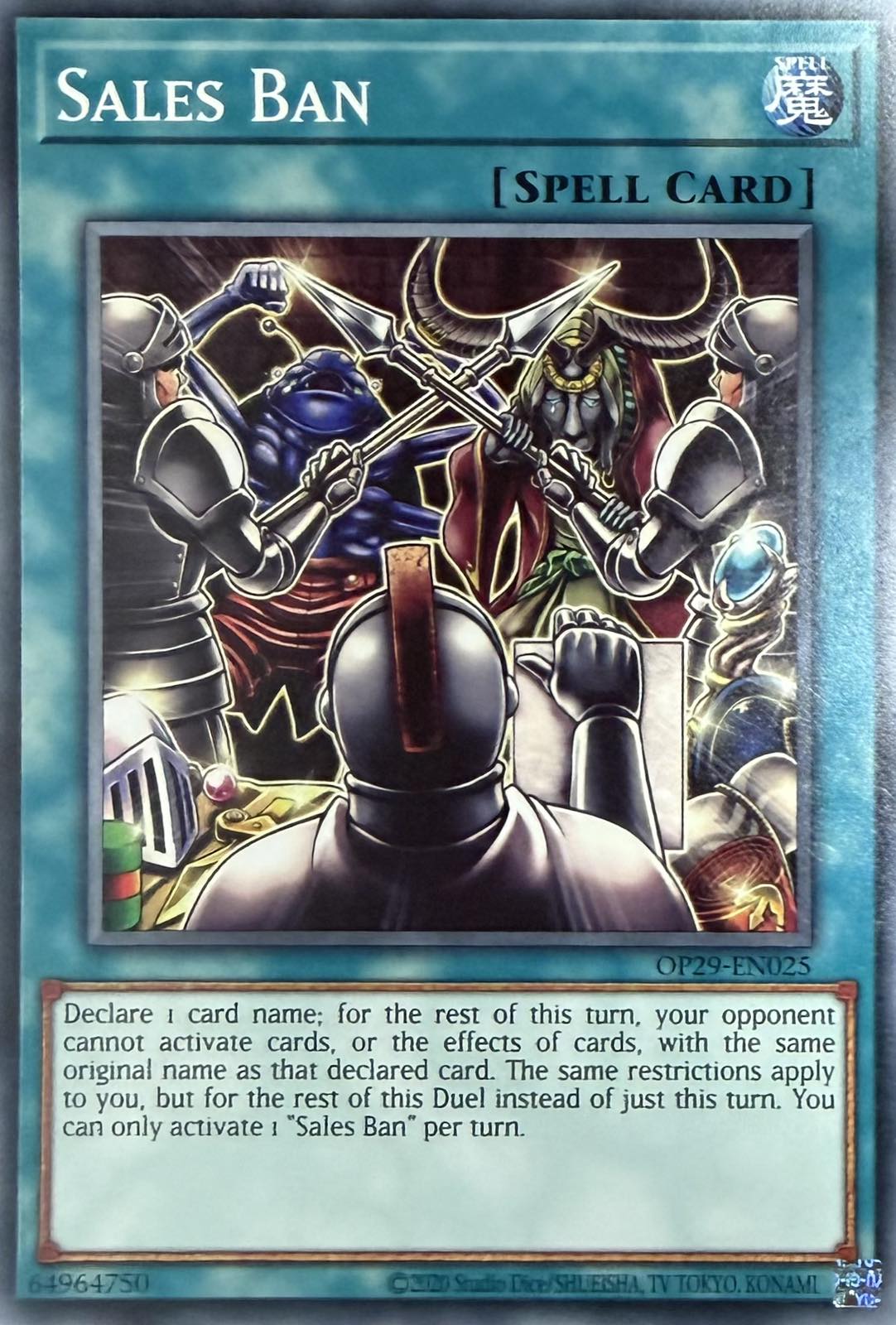 Sales Ban