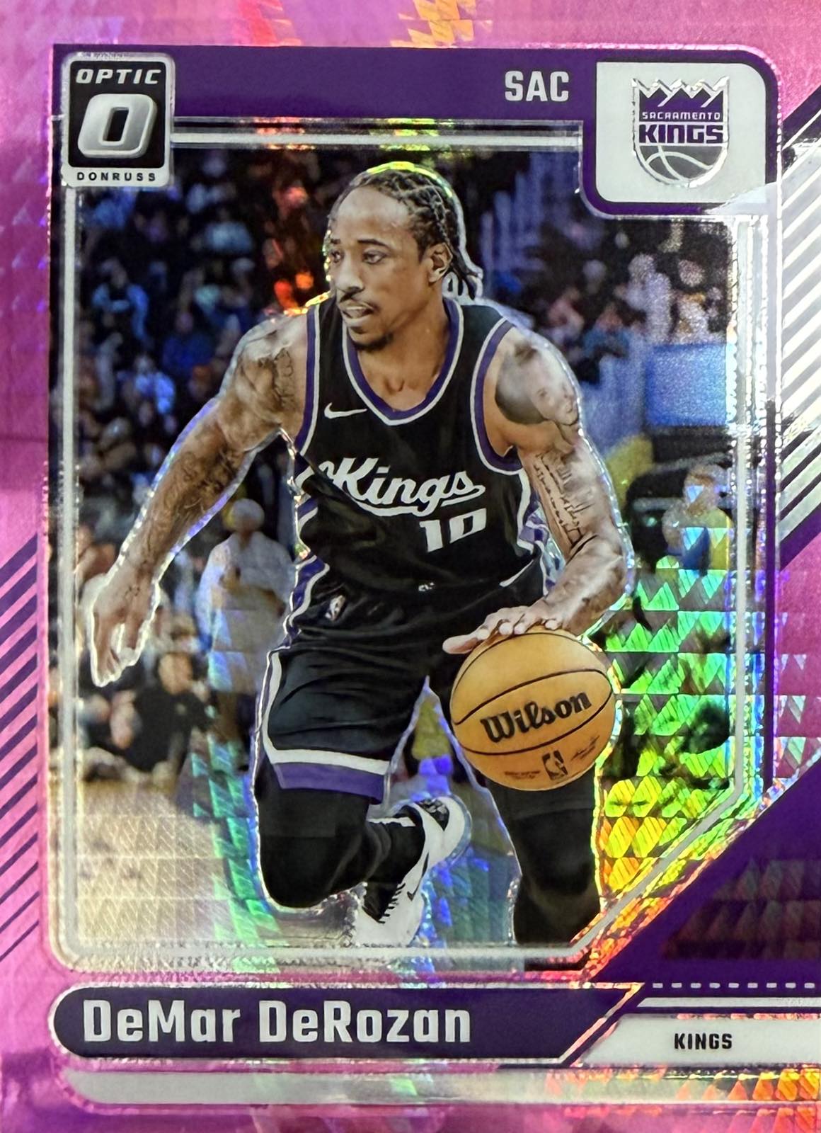 Demar Derozan Pink Hyper Donruss Optic