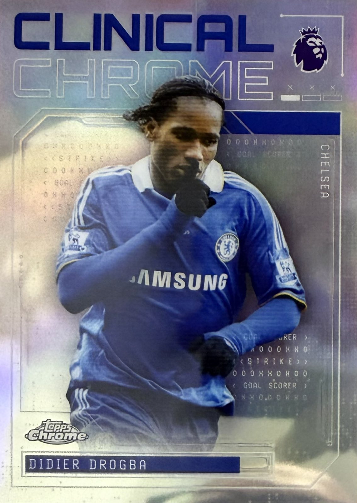 Didier Drogba Clinical Chrome Topps Chrome EPL