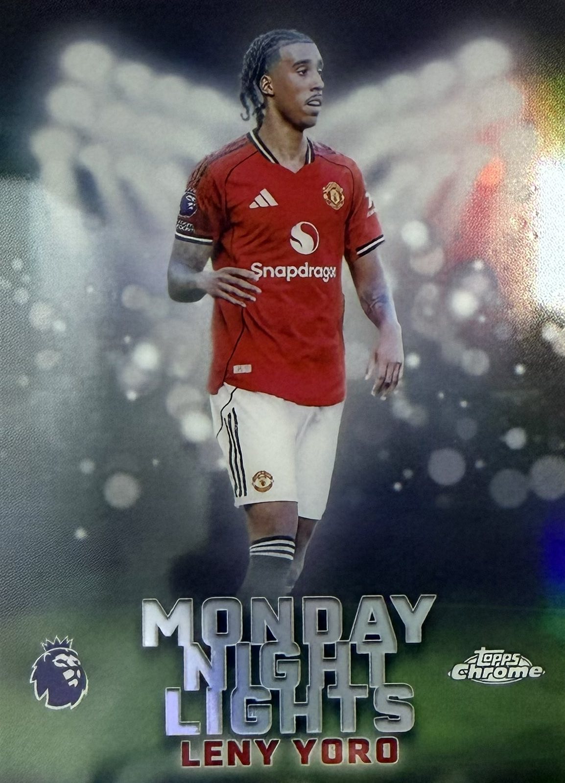 Leny Yoro Monday Night Lights Topps Chrome EPL