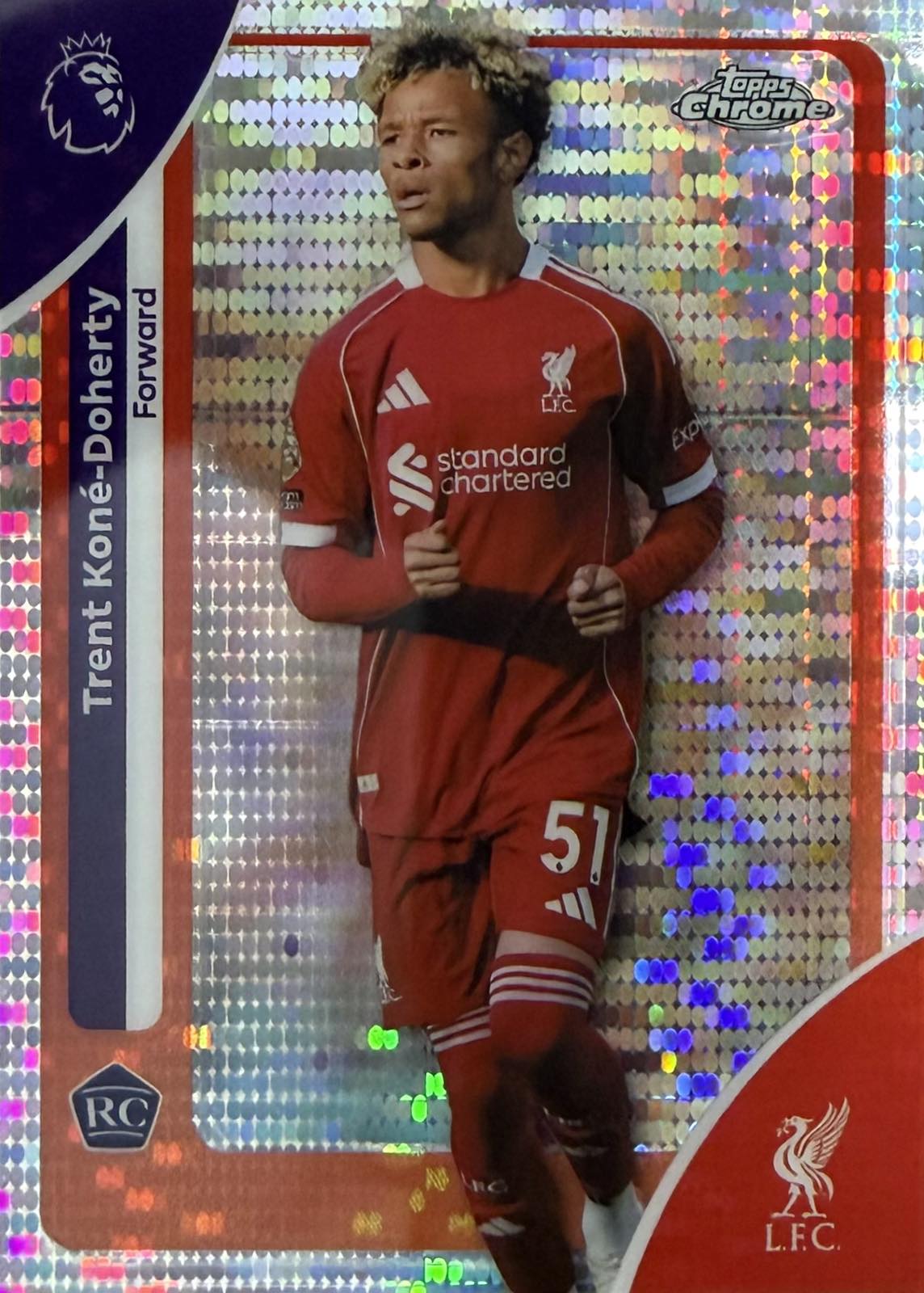 Trent Kone-Doherty Pulsar Topps Chrome EPL