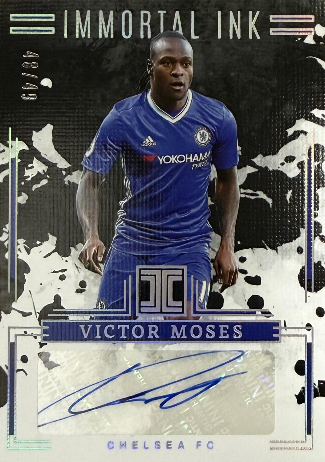 Victor Moses Autograph Numbered /49 Panini Impeccable