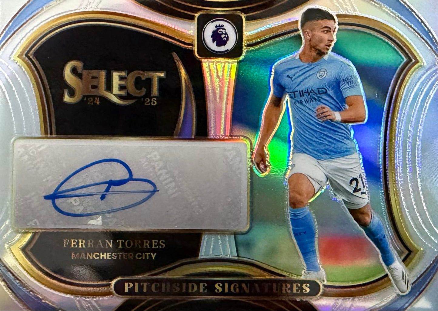 Ferran Torres Autograph Panini Select EPL