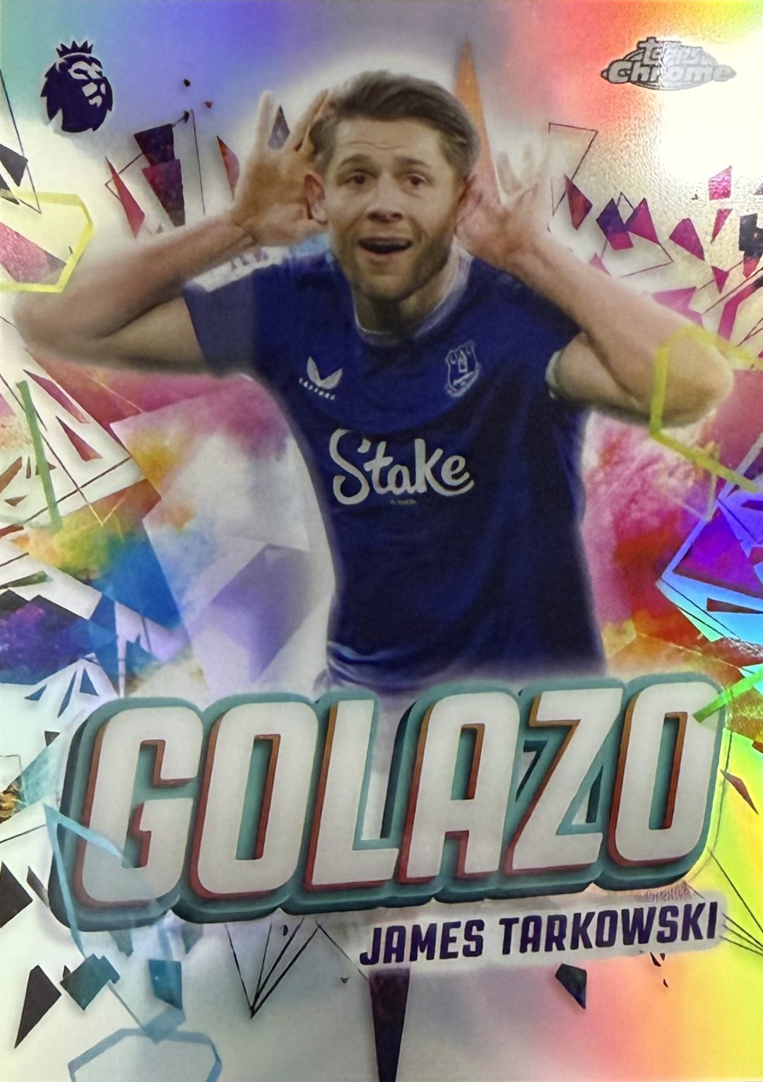 James Tarkowski Golazo Topps Chrome EPL