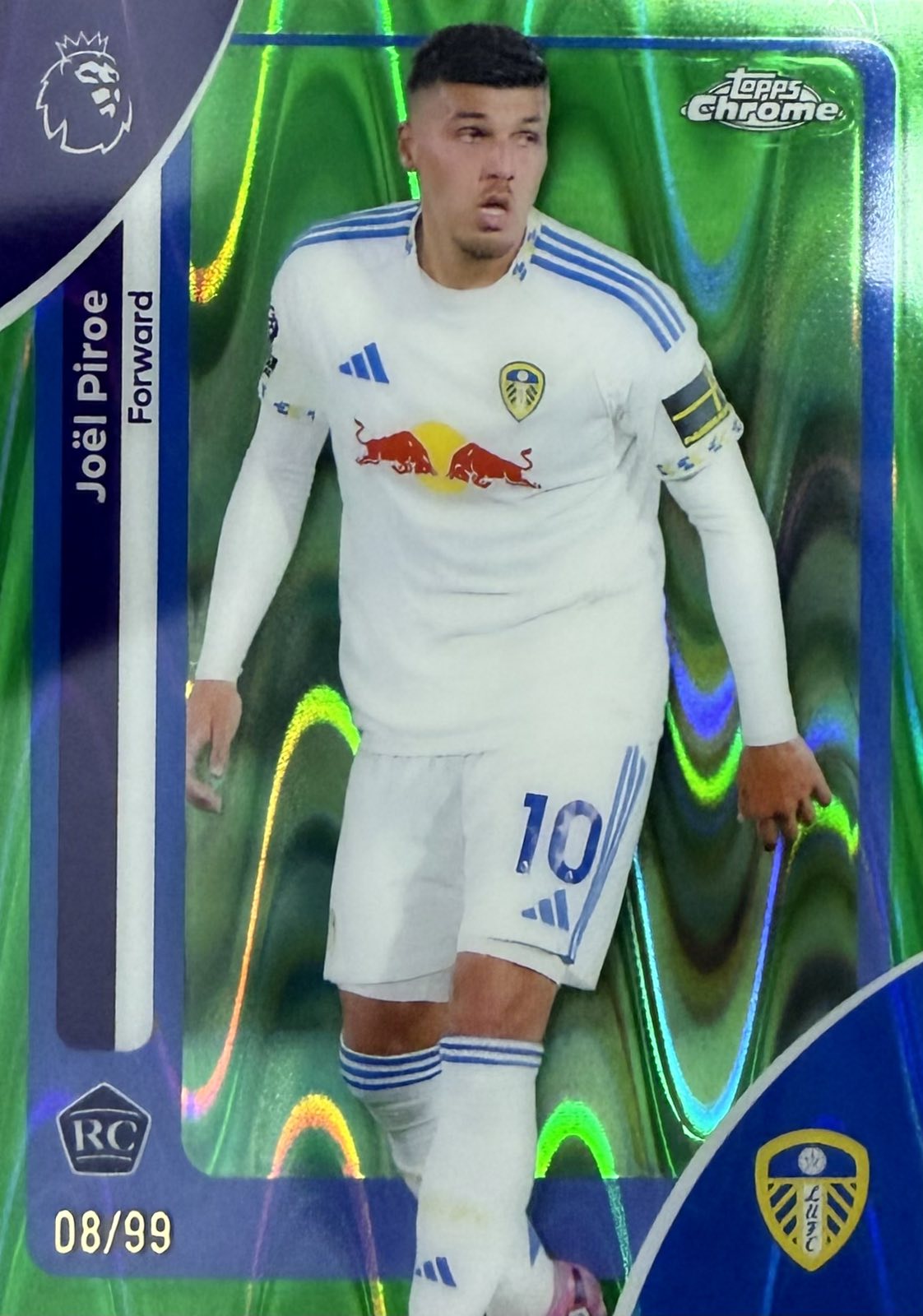 Joel Piroe Rookie Numbered /99 Topps Chrome EPL