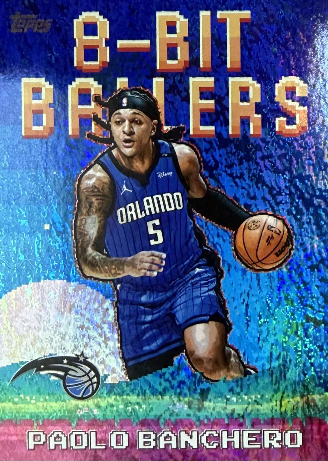Paolo Banchero 8-Bit Ballers Glitter Topps Flagship