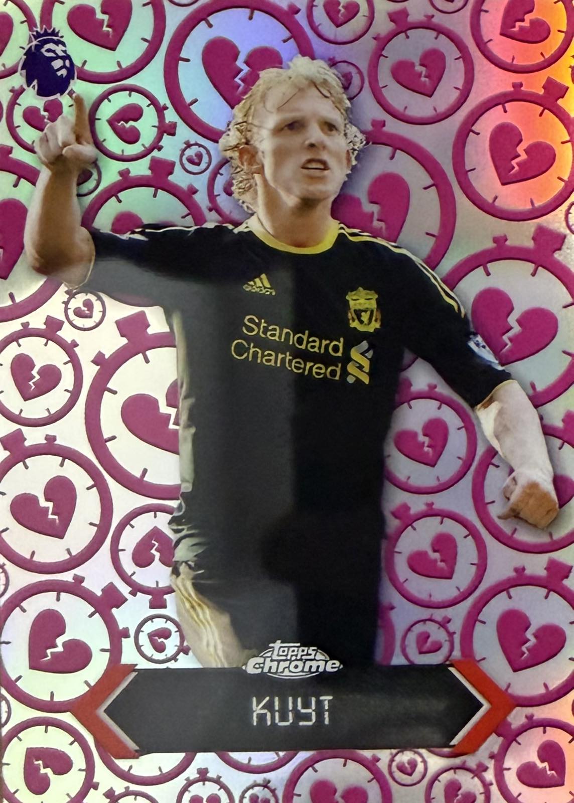 Dirk Kuyt Time Heartbreaker Topps Chrome EPL