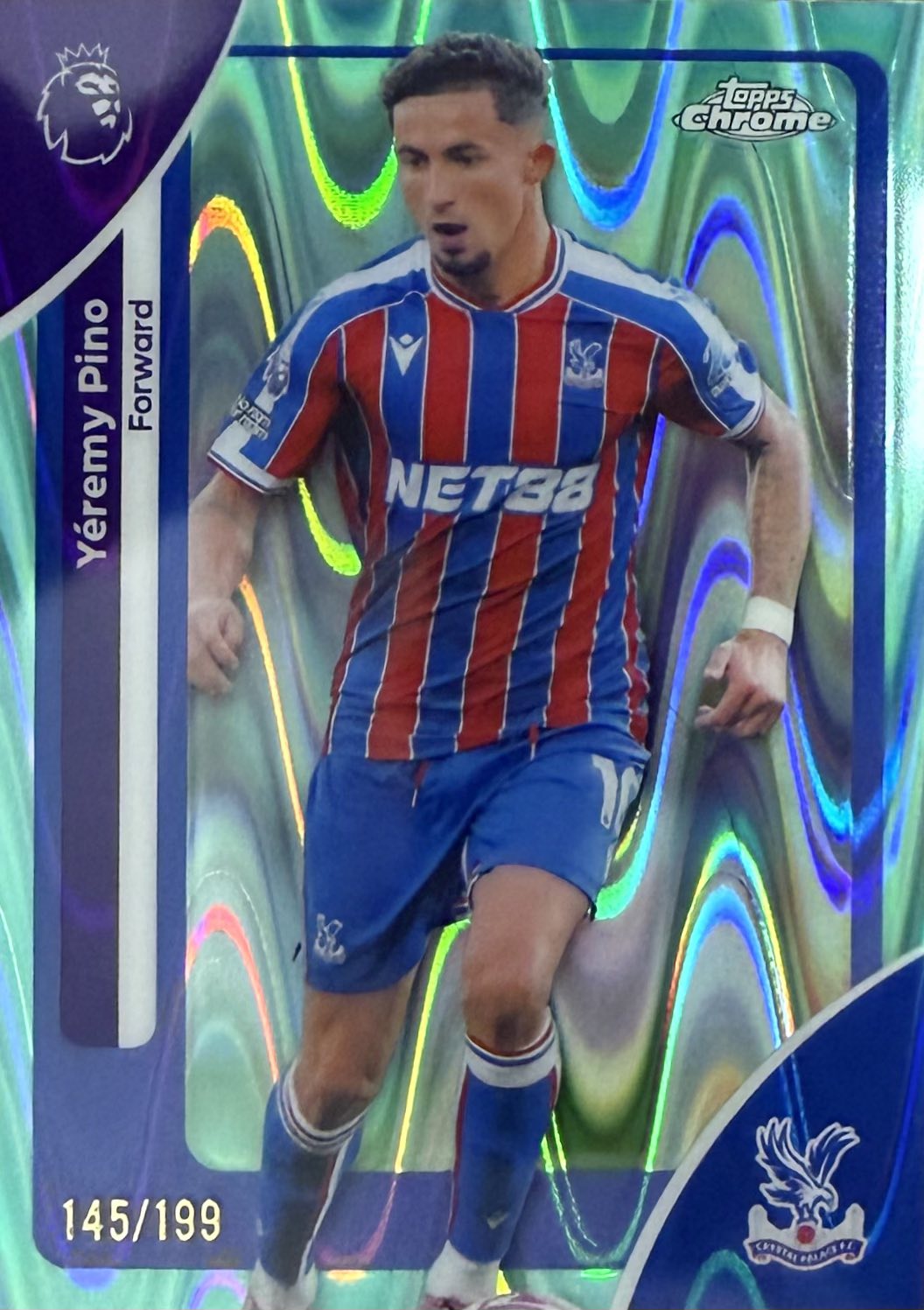 Yeremi Pino Numbered /199 Topps Chrome EPL