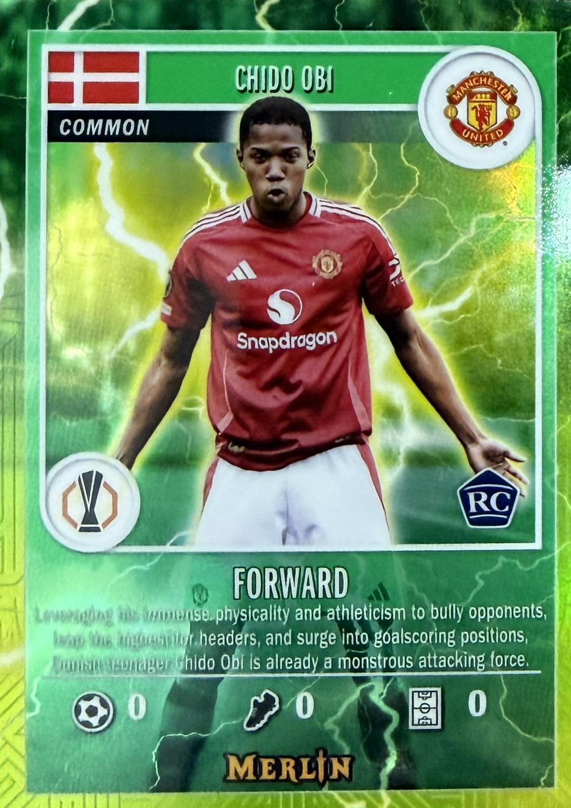 Chido Obi Rookie Gamer Topps Merlin