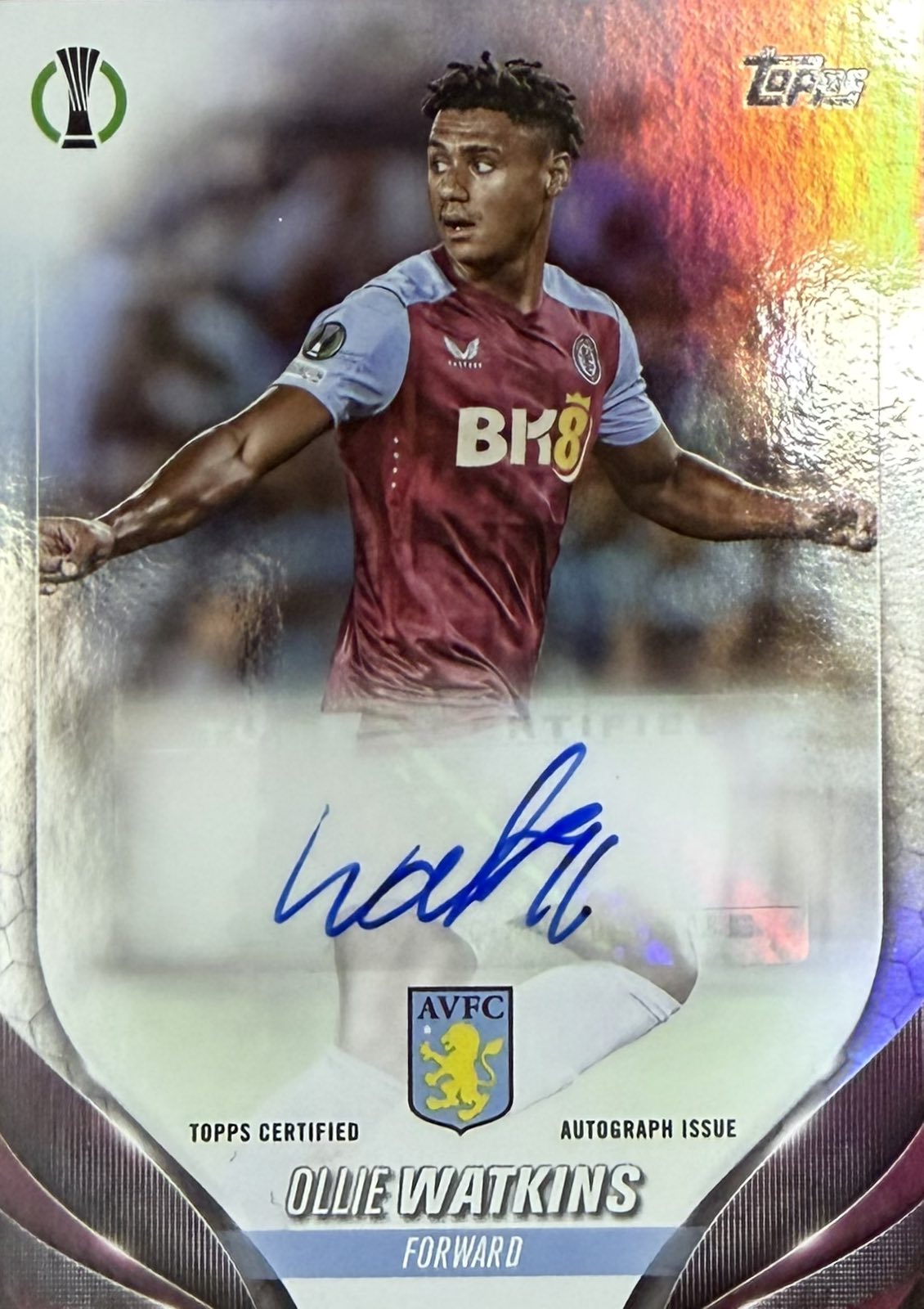 Ollie Watkins Autograph Topps Flagship