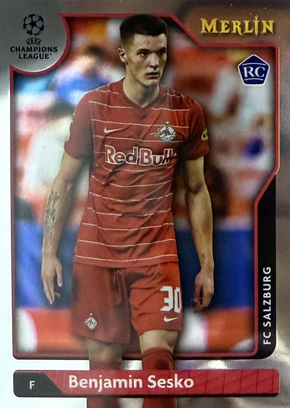Benjamin Sesko Rookie Topps Merlin