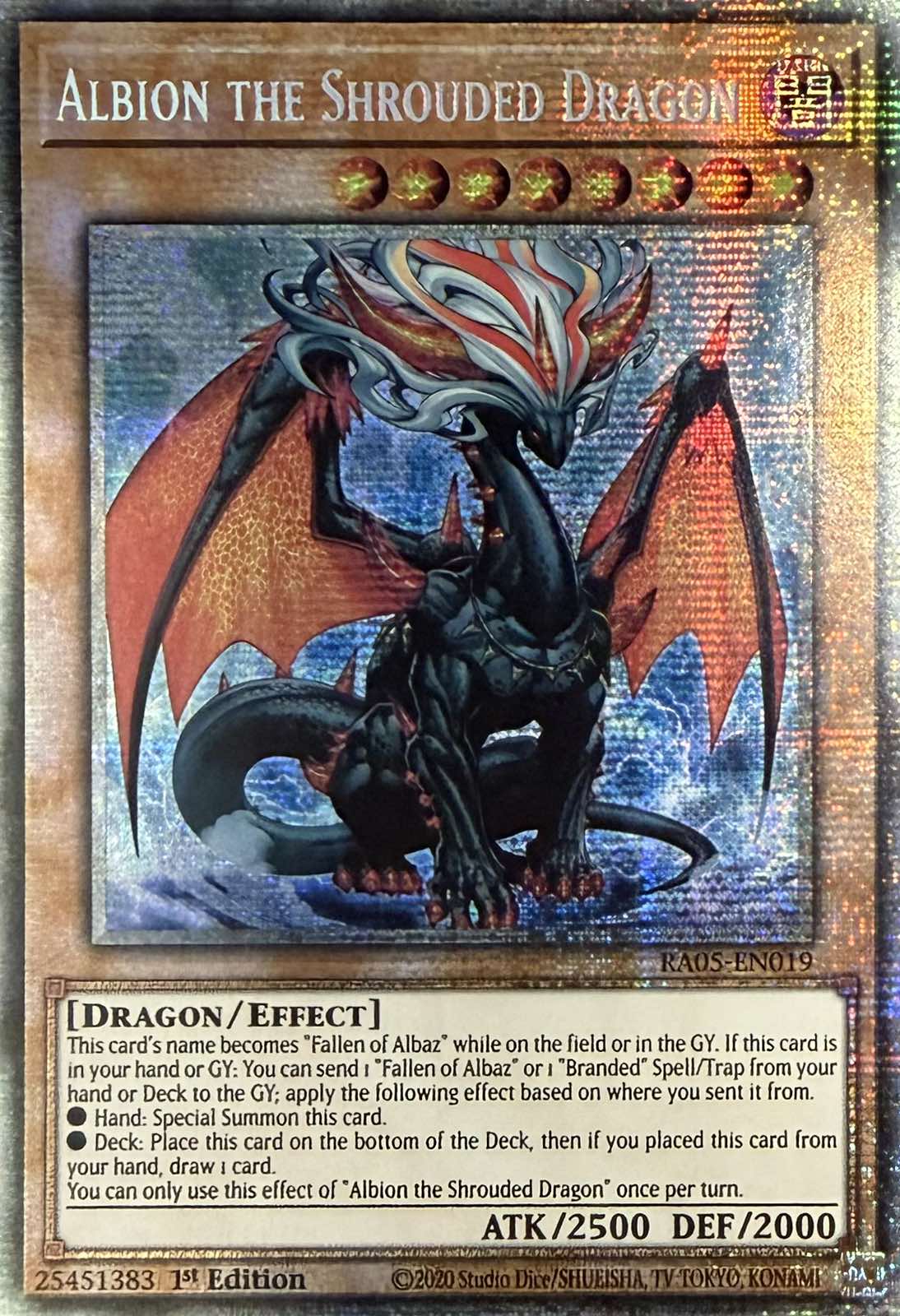 Albion the Shrouded Dragon (V.5 - Starlight Rare)
